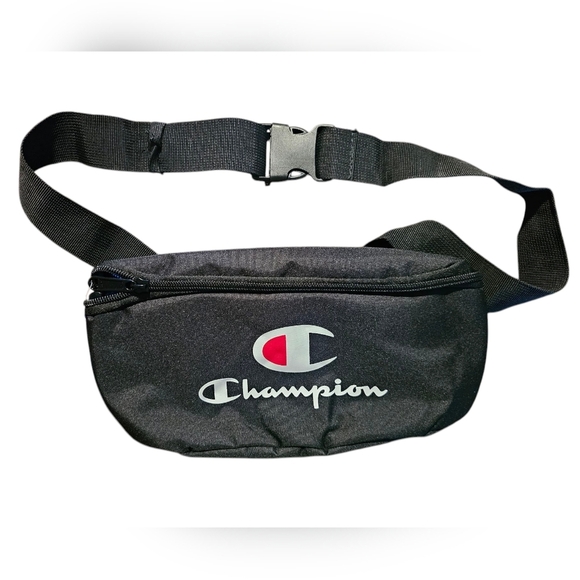 Champion Black Waist Bag/Fanny Pack - Picture 1 of 4